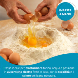 Spianatoia per Impastare in Legno