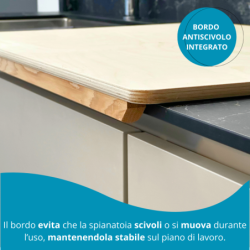 Spianatoia per Impastare in Legno