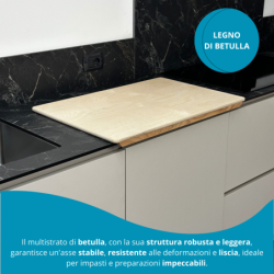 Spianatoia per Impastare in Legno