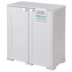 Mobile da balcone in plastica – Simplex 2 vani 3 ante