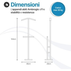 Indossatore Ambrogio Iron Servo Muto in Ferro