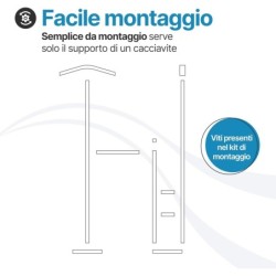 Indossatore Ambrogio Iron Servo Muto in Ferro