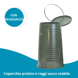 Bidone Spazzatura Esterno 110 lt