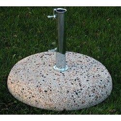 Base ombrellone in cemento 25kg palo acciaio basamento supporto per ombrellone