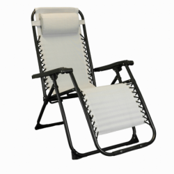 Sedia, sdraio automatica reclinabile struttura acciaio textilene zero gravity  – TOMAINO