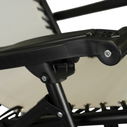 Sedia, sdraio automatica reclinabile struttura acciaio textilene zero gravity  – TOMAINO