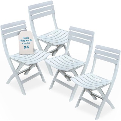 Sedia da giardino in plastica pieghevole Pinta