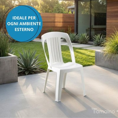 Sedia da giardino in plastica Raiatea