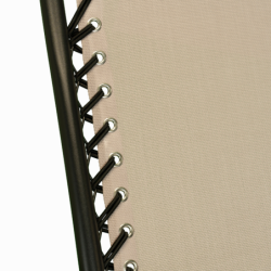 Sedia, sdraio automatica reclinabile struttura acciaio textilene zero gravity  – TOMAINO