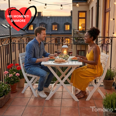 Tavolo pieghevole in plastica Tevere