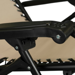 Sedia, sdraio automatica reclinabile struttura acciaio textilene zero gravity  – TOMAINO