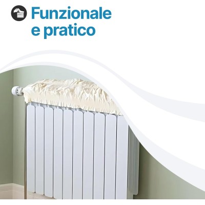 Copricalorifero in tessuto elasticizzato termosifone da 30 a 100cm