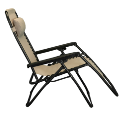 Sedia, sdraio automatica reclinabile struttura acciaio textilene zero gravity  – TOMAINO