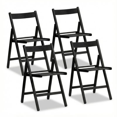 Sedia pieghevole in legno salvaspazio Nemi