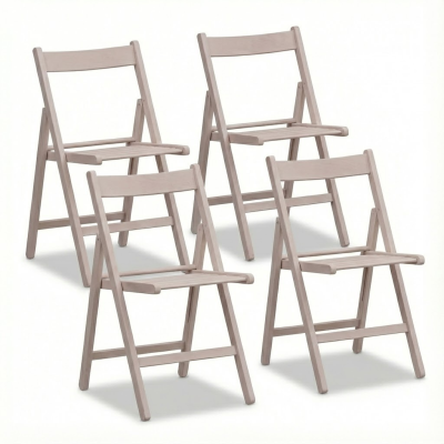 Sedia pieghevole in legno salvaspazio Nemi