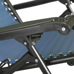 Sedia, sdraio automatica reclinabile struttura acciaio textilene zero gravity  – TOMAINO