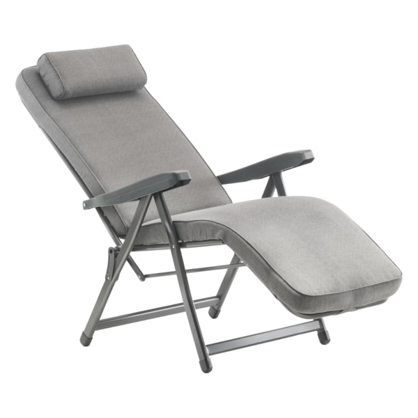 Sedia sdraio imbottita automatica con poggiapiedi Paradiso