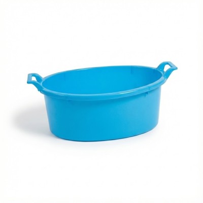 Bacinella bucato in plastica rigida Ovale