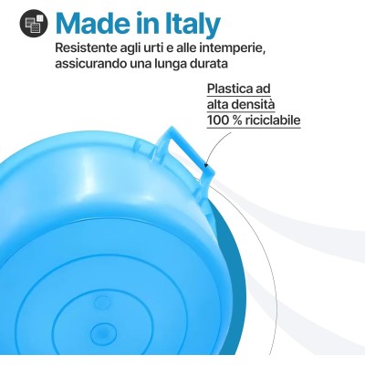 Bacinella bucato in plastica Rotonda