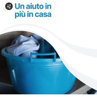 Bacinella bucato in plastica rigida Quadrata