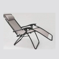 Sedia, sdraio automatica reclinabile struttura acciaio textilene zero gravity  – TOMAINO