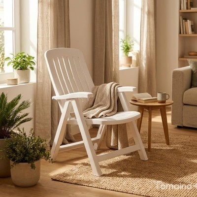 Sdraio da giardino in plastica Carmen