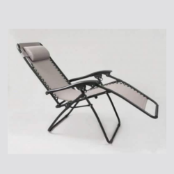 Sedia, sdraio automatica reclinabile struttura acciaio textilene zero gravity  – TOMAINO
