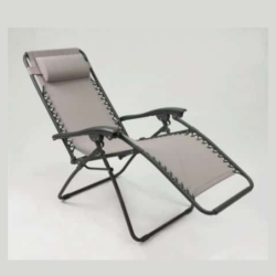 Sedia, sdraio automatica reclinabile struttura acciaio textilene zero gravity  – TOMAINO