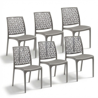 Sedia in plastica Ninfa per interno ed esterno Bica