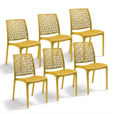 Sedia in plastica Ninfa per interno ed esterno Bica