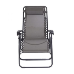 Sedia, sdraio automatica reclinabile struttura acciaio textilene zero gravity  – TOMAINO