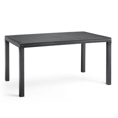 Tavolo e sedie da giardino in Rattan - Set Malibu 6