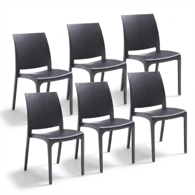 Sedia Volga per interno ed esterno in plastica