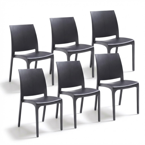 Sedia Volga per interno ed esterno in plastica