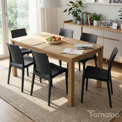 Sedia Volga per interno ed esterno in plastica