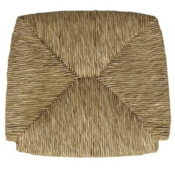 Sedile ricambio paglia per sedia Venezia, telaio fondo in legno