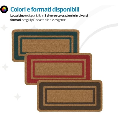 Zerbino ingresso casa in cocco 50 x 90 x1,7h cm – Tomaino