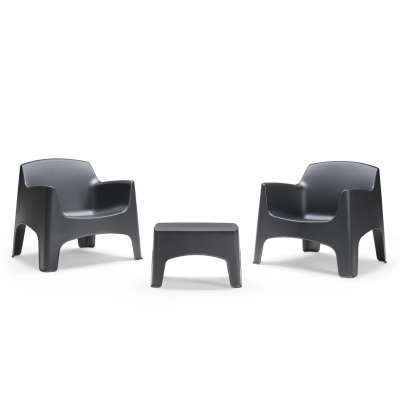 Salotto da Giardino Ibiza 2 Posti Tortora | Set Esterno Resistente