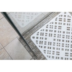 Tappeto doccia antiscivolo e antimuffa quadrato 54×54