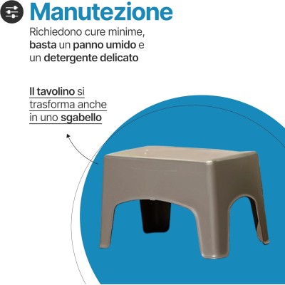 Salotto da Giardino Ibiza 2 Posti Tortora | Set Esterno Resistente