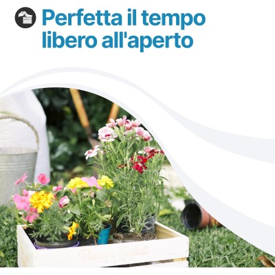 Panchina da Giardino Olimpia 3 Posti in Plastica 145 cm