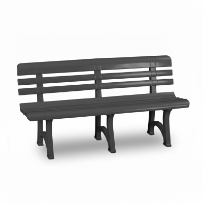 Panchina da Giardino Olimpia 3 Posti in Plastica 145 cm