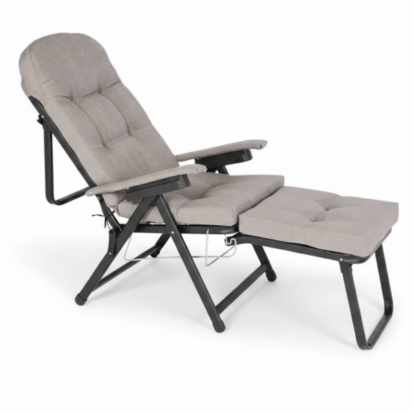 Sdraio Anna reclinabile 180° cuscino super imbottito – Metal Far