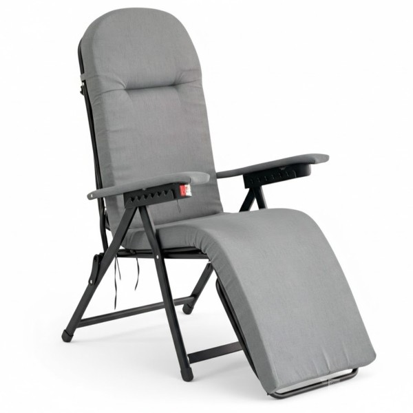 Sdraio Barbara reclinabile 180° cuscino imbottito – Metal Far