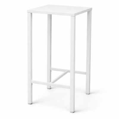 Tavolo Alto Iseo 70x70 in acciaio