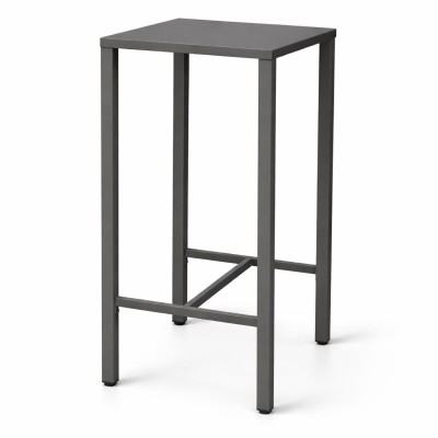 Tavolo in acciaio alto per bar contract esterno iseo greenwood tomaino