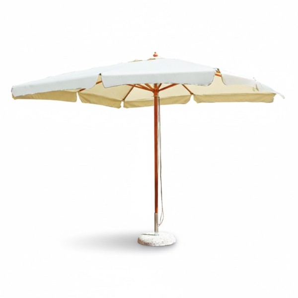 Ombrellone da giardino 3×2 Premium 4001 - Palo centrale in legno telo 230gr