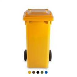 Bidone Contenitore MAX LT.120 con coperchio e ruote – GIGANPLAST