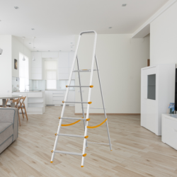 Scala in alluminio pieghevole 3 4 5 6 7 8 gradini