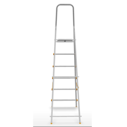 Scala in alluminio pieghevole 3 4 5 6 7 8 gradini